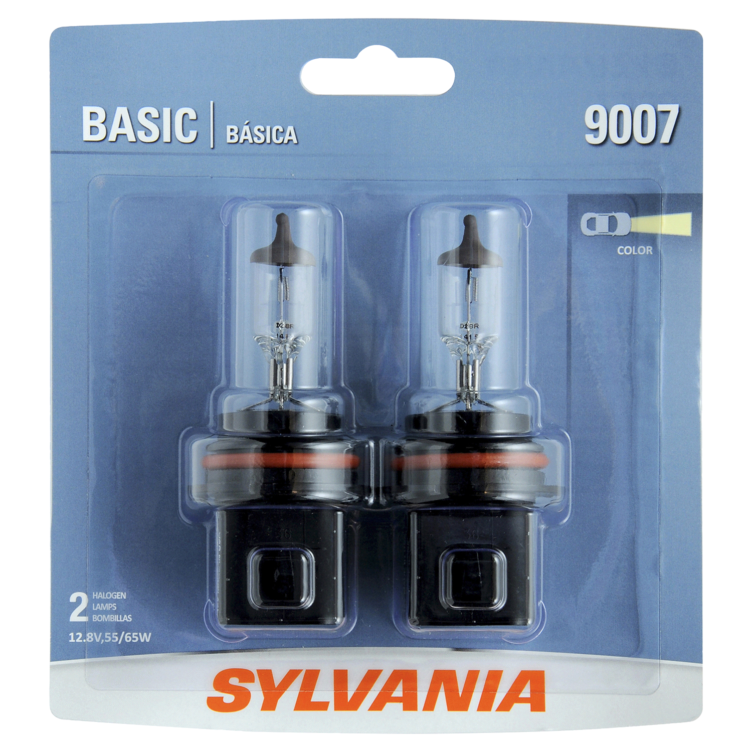 slide 1 of 4, Sylvania 9007 Basic Halogen Headlight, 2 ct