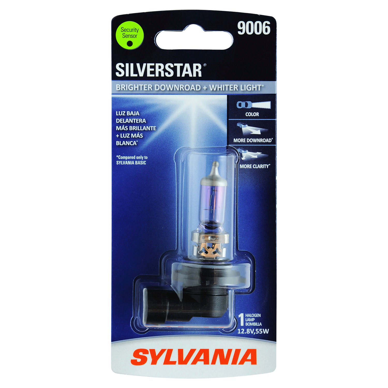 slide 1 of 4, Sylvania 9006 SilverStar Headlight, 1 ct