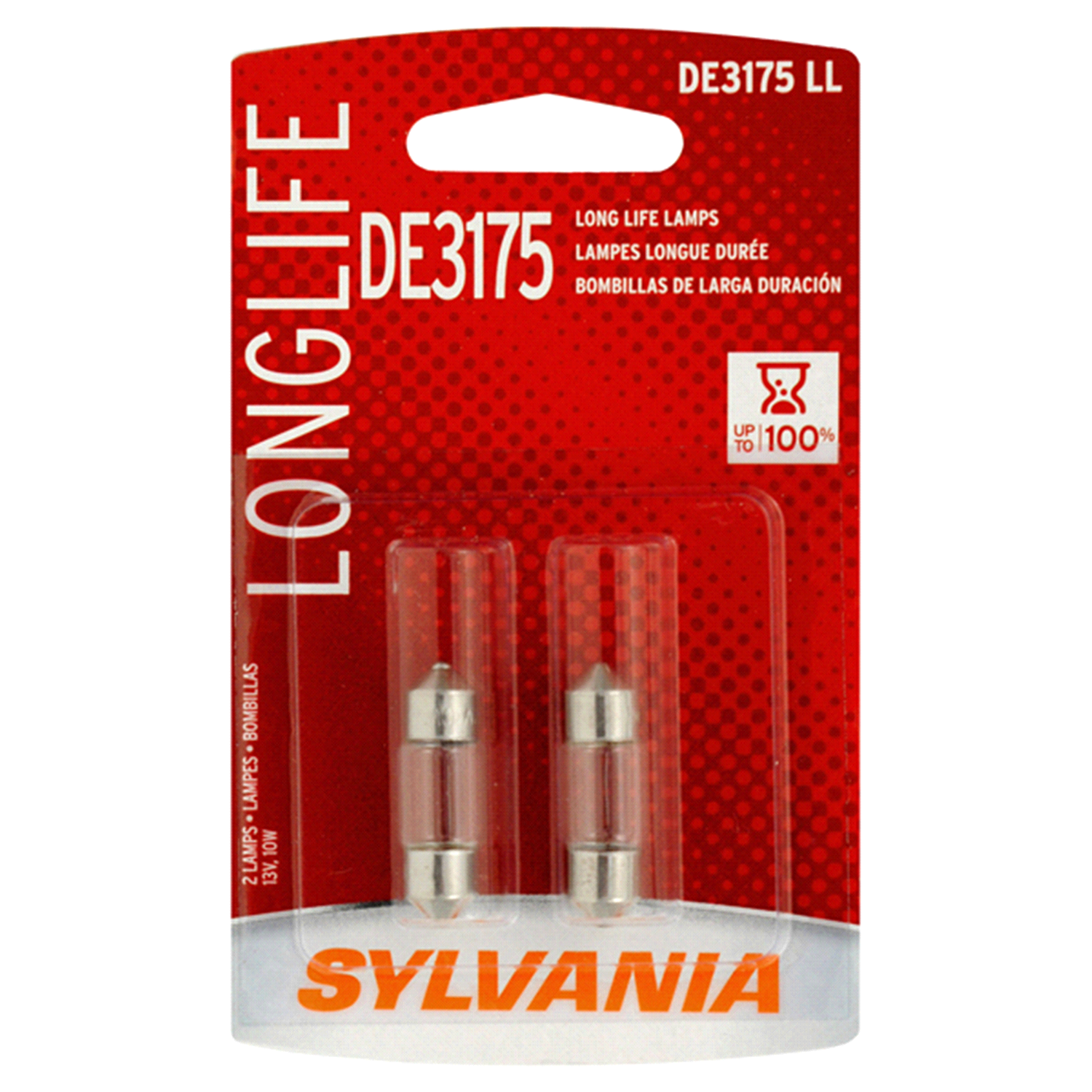 slide 1 of 4, Sylvania Long Life Mini Bulb, 2 ct
