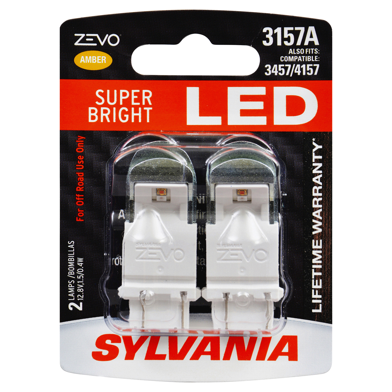 slide 1 of 4, Sylvania 3157A Zevo Led, 1 ct