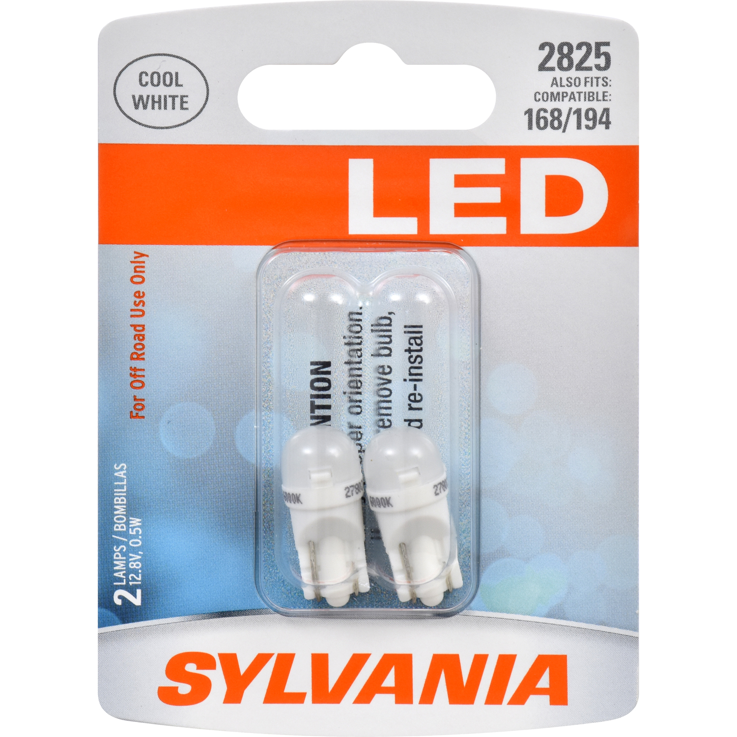 slide 1 of 1, Sylvania 2825 Mini Led Light Bulb, 2 ct