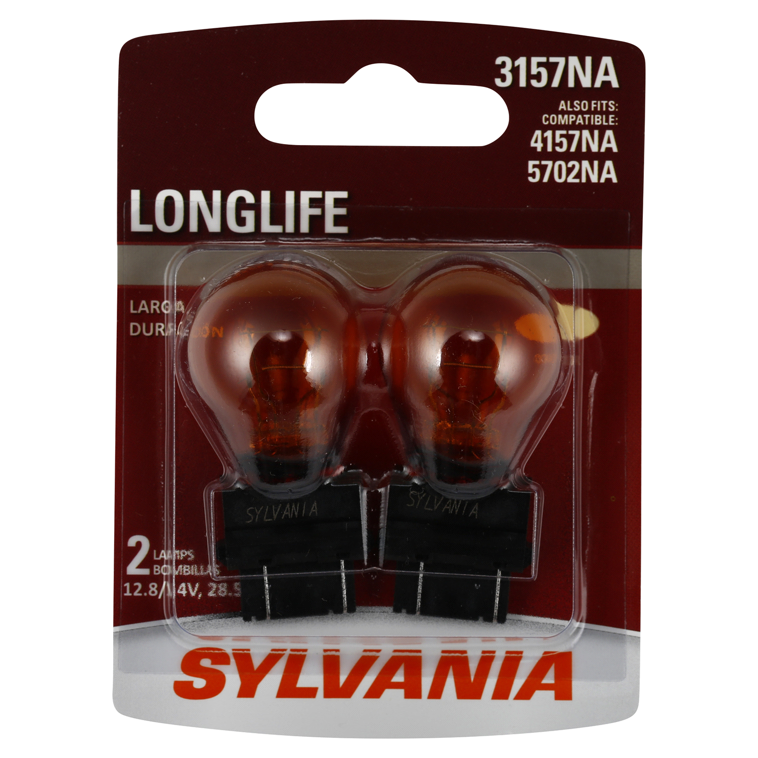 slide 1 of 1, Sylvania Long Life Amber Mini 3157Nall, 1 ct