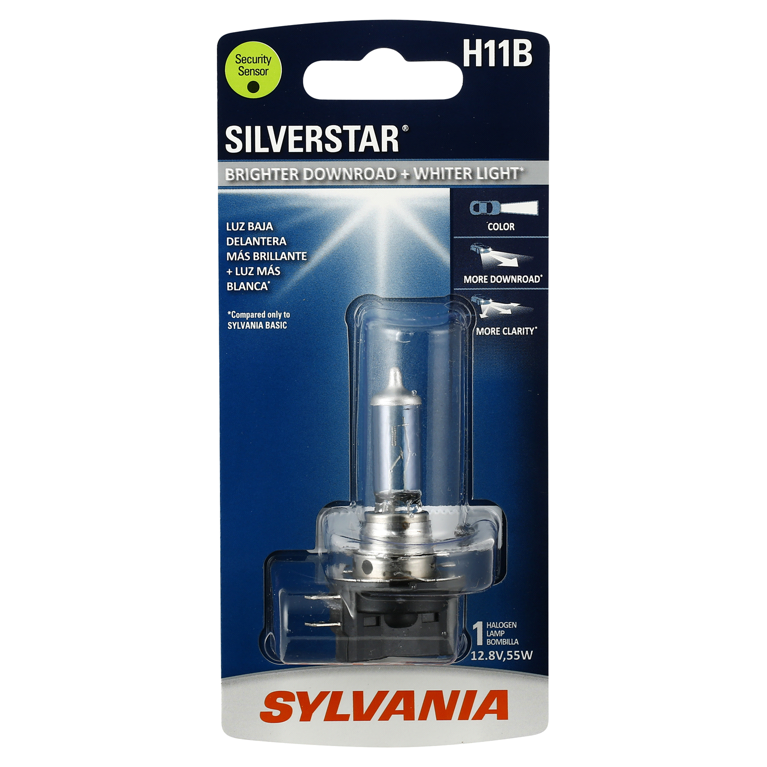 slide 1 of 1, Sylvania Silverstar Headlight H11Bst, 24 ct