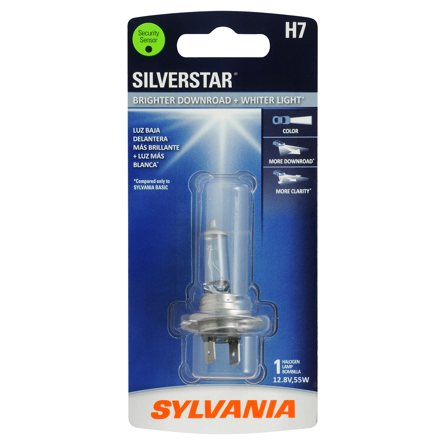 slide 1 of 4, Sylvania H7 SilverStar Headlight, 1 ct