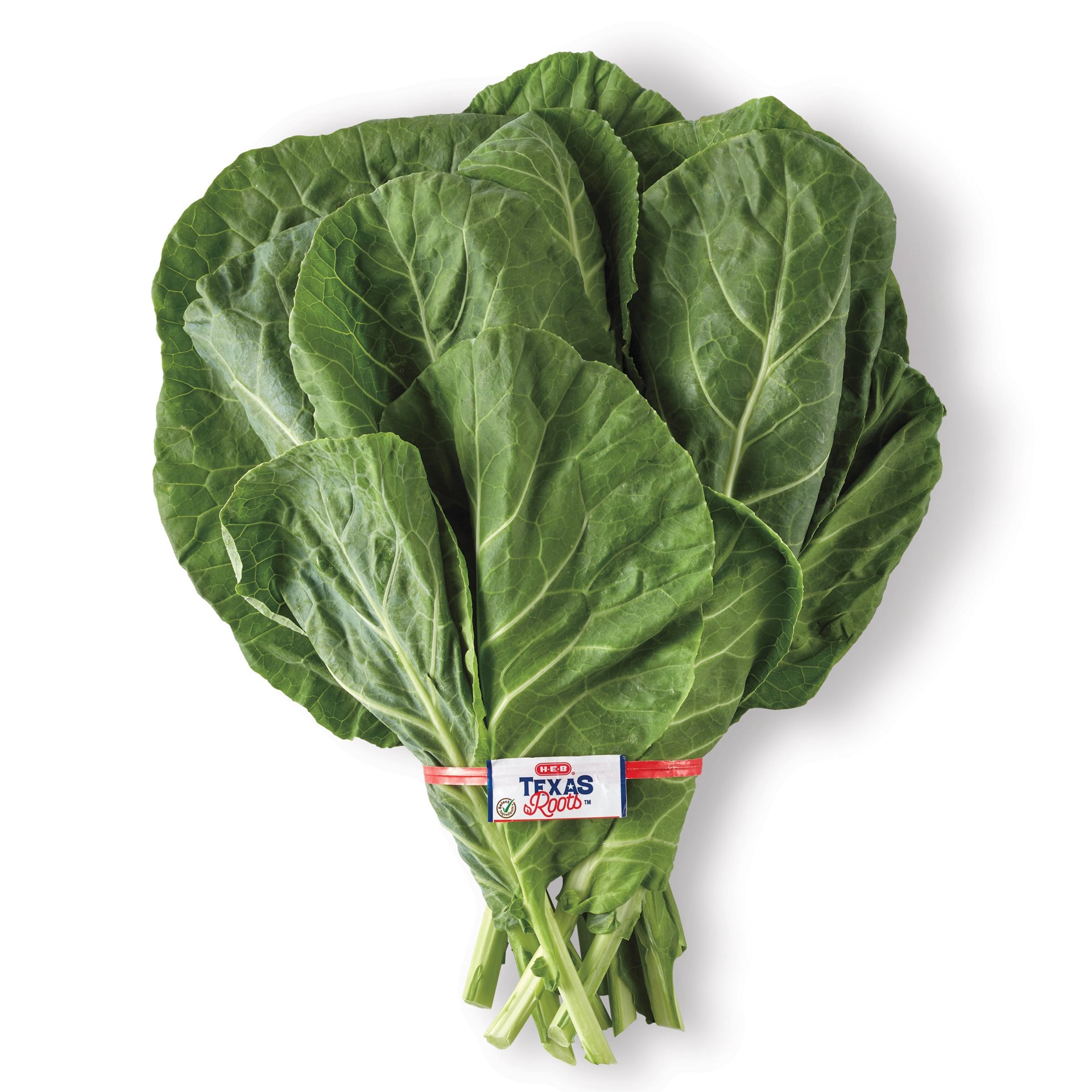 slide 1 of 1, H-E-B Texas Roots Fresh Collard Greens, 1 bundle