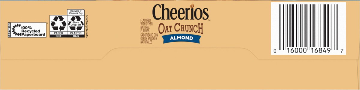 slide 11 of 12, Cheerios Oat Crunch Almond Oat Breakfast Cereal, Large Size, 18.2 oz, 18.2 oz