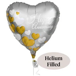 Anagram Happy Anniversary Standard Decorative Balloon 1 Each