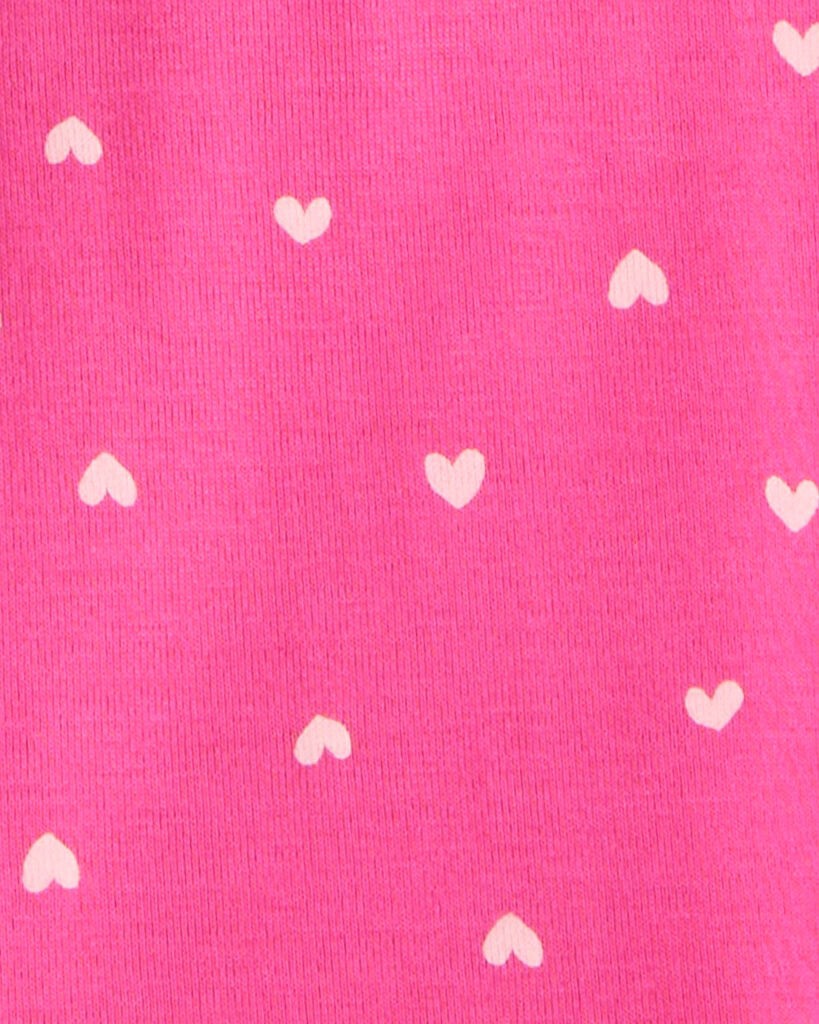 slide 4 of 4, Carter's Girls Desserts 100% Cotton Snug Fit 4-Piece Pajamas - Pink/White Fuchsia/Pink/White 10, 4 pc