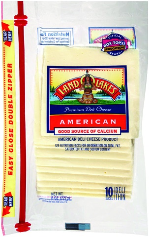 slide 2 of 7, Land O'Lakes Premium Deli White American Cheese, 10 ct; 8 oz