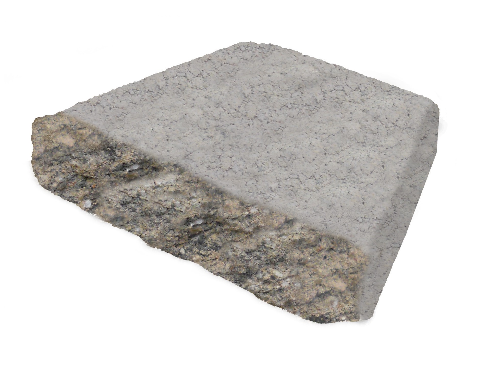 slide 1 of 4, 3-in H x 16-in L x 11.2-in D Tan/Brown Concrete Retaining wall cap, 1 ct