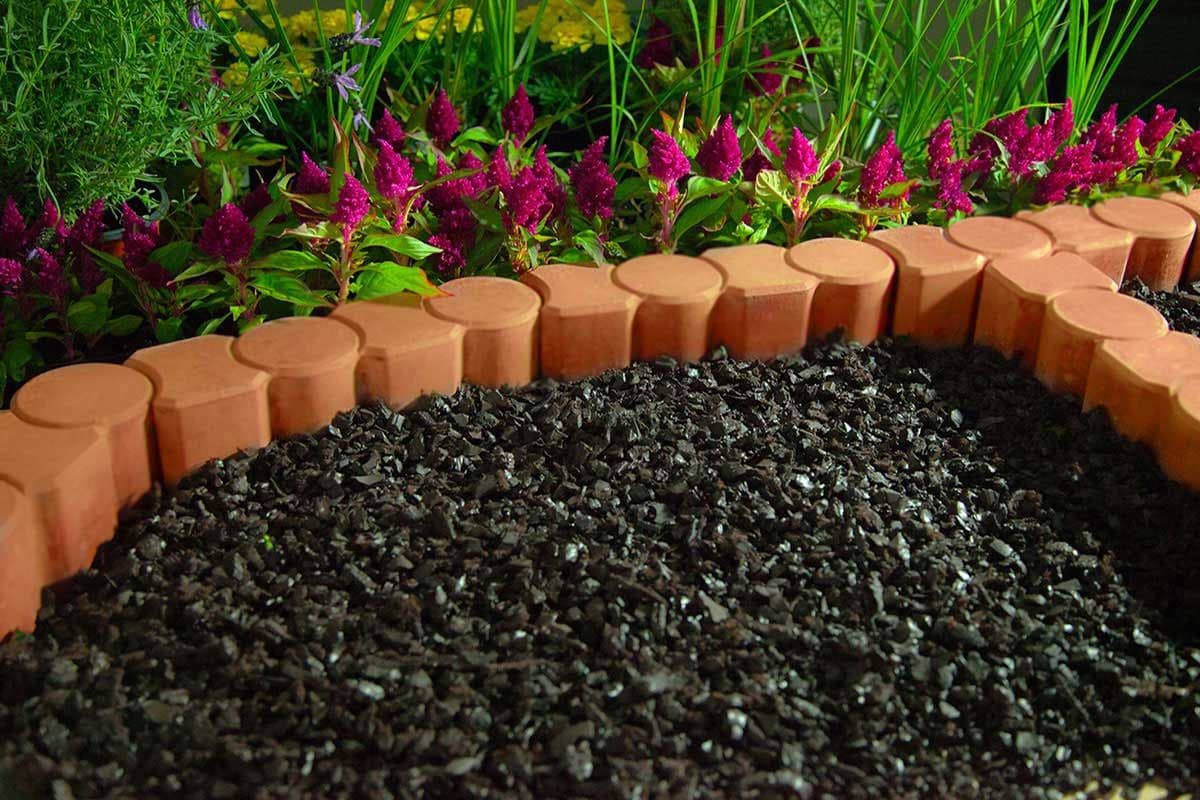 slide 4 of 5, 12-in L x 3-in W x 3-in H Red Concrete Straight edging stone, 1 ct