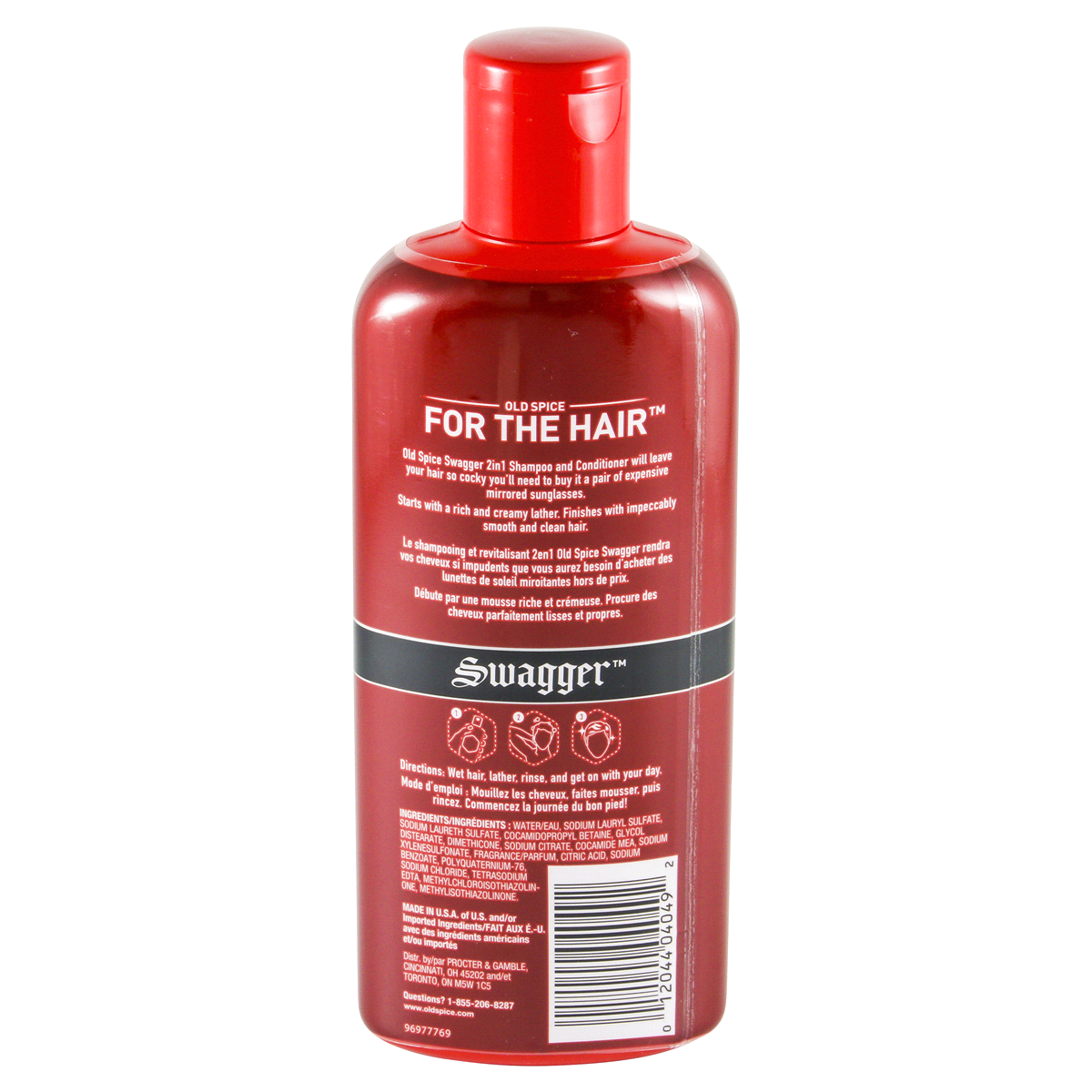 slide 2 of 2, Old Spice Swagger 2-in-1 Shampoo And Conditioner, 12 fl oz