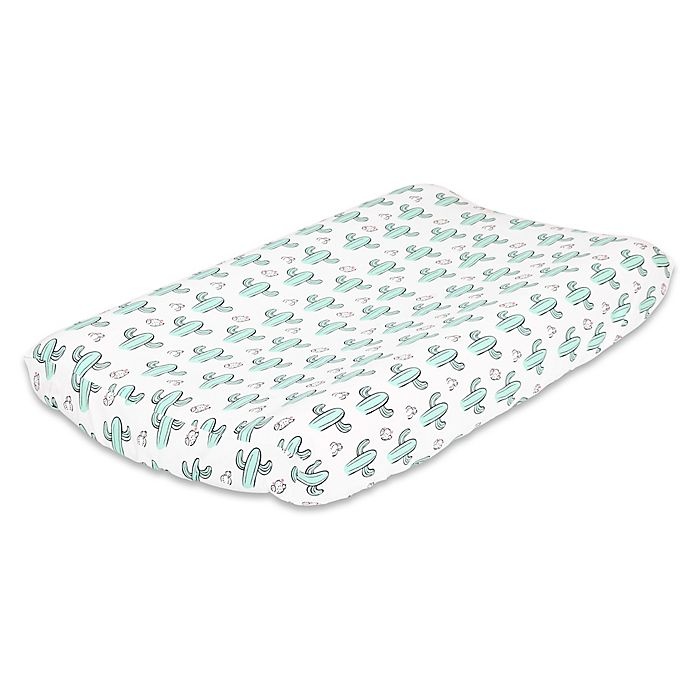 slide 1 of 1, The Peanutshell Cactus Changing Pad Cover, 1 ct