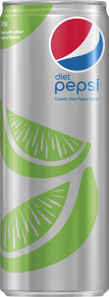 slide 5 of 6, Pepsi Diet Lime Soda 12 oz, 12 oz