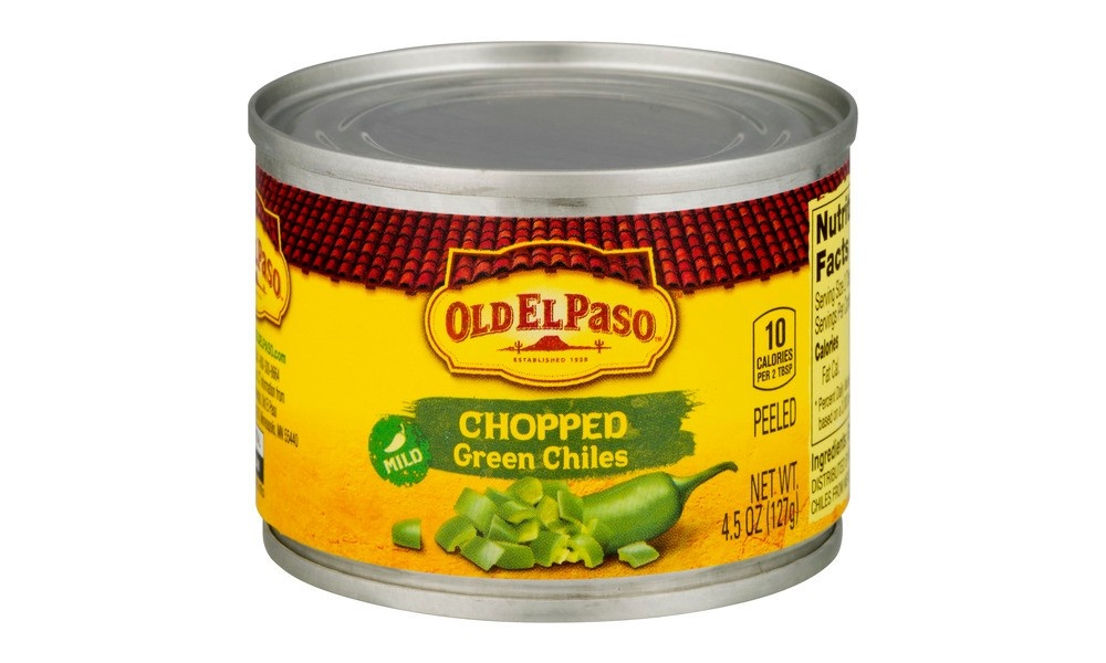 slide 2 of 3, Old El Paso Chopped Peeled Mild Green Chiles 4.5 oz, 4.5 oz