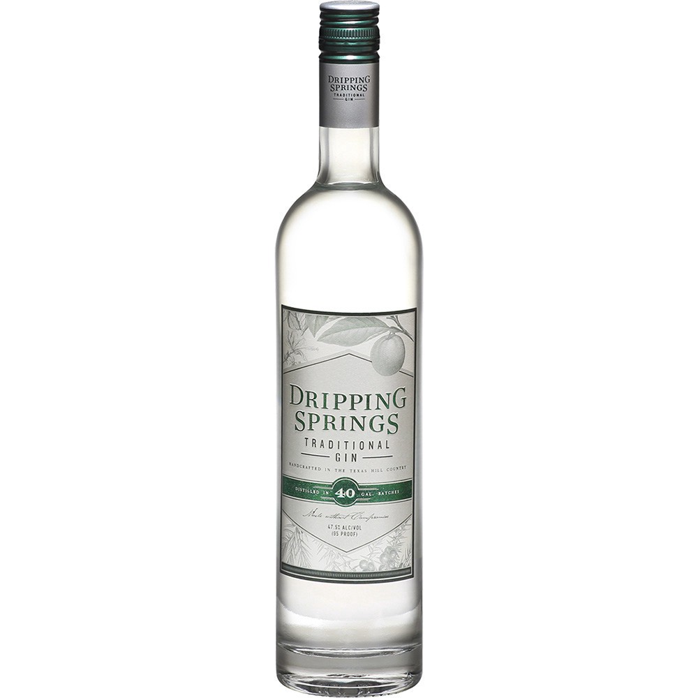 slide 1 of 1, Dripping Springs Traditional Gin, 750 ml