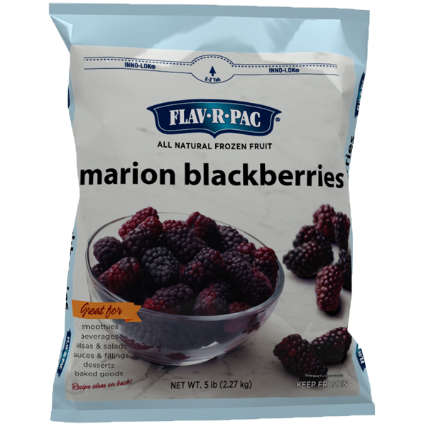 slide 1 of 1, Flav-R-Pac Iqf Frozen Marion Blackberries, 5 lb