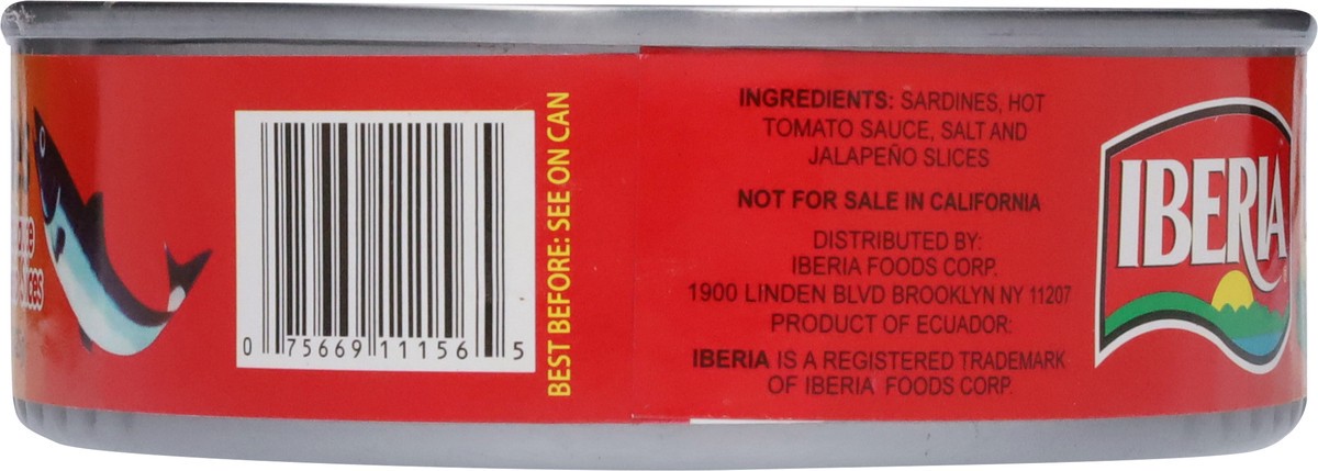 slide 10 of 13, Iberia Sardines in Tomato Sauce with Jalapeno Slices 15 oz, 15 oz