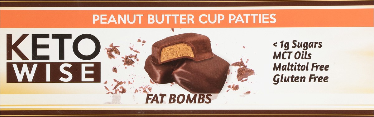 slide 13 of 13, Keto Wise Peanut Butter Cup Patties Fat Bombs 16 ea, 16 ct