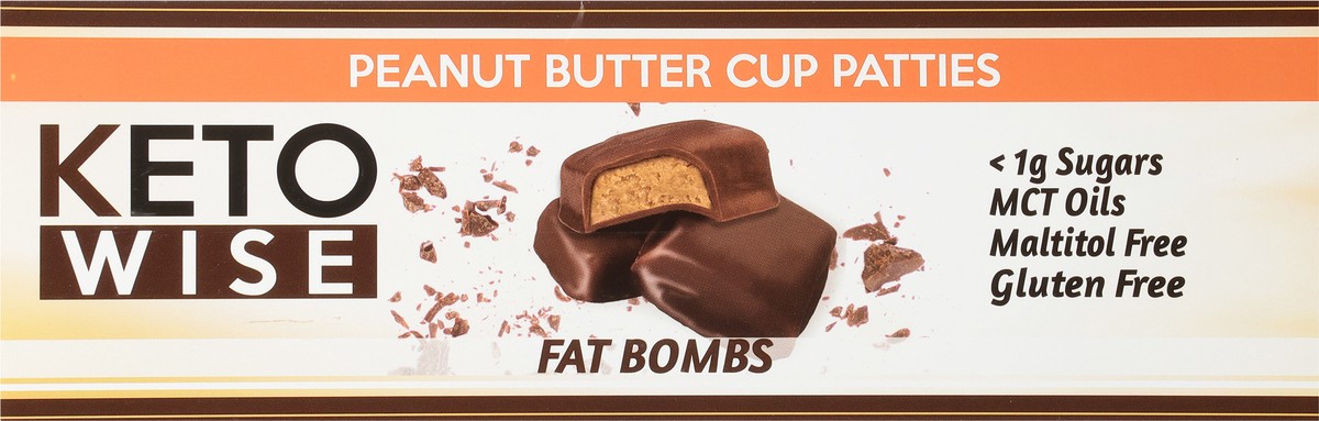 slide 5 of 13, Keto Wise Peanut Butter Cup Patties Fat Bombs 16 ea, 16 ct