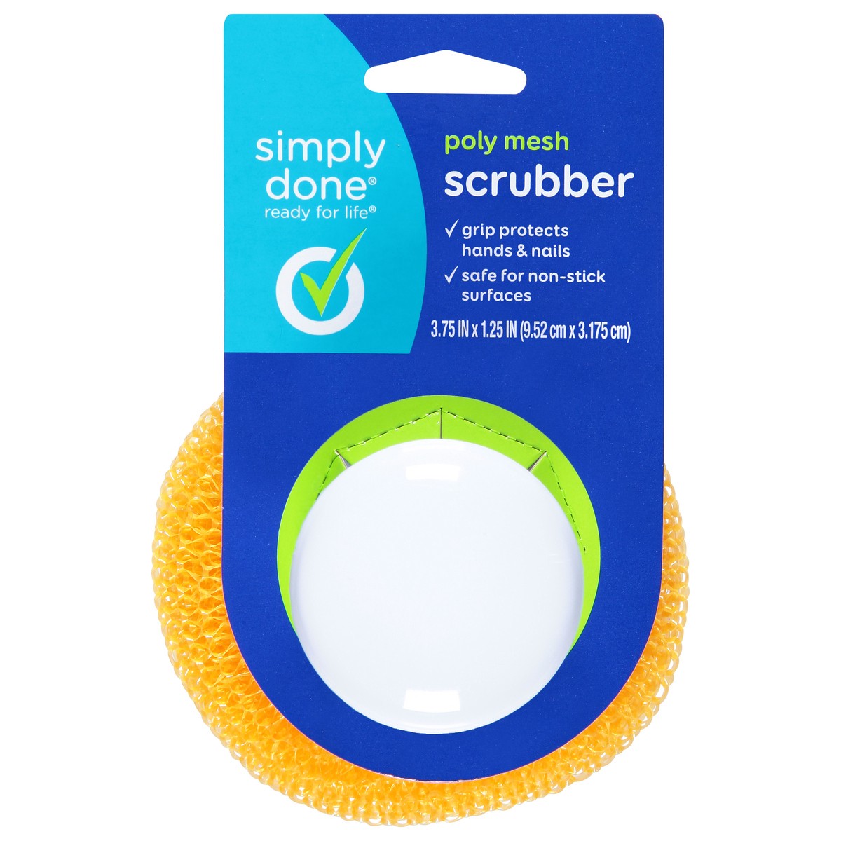 slide 1 of 11, Simply Done Poly Mesh Scrubber, 1 ct