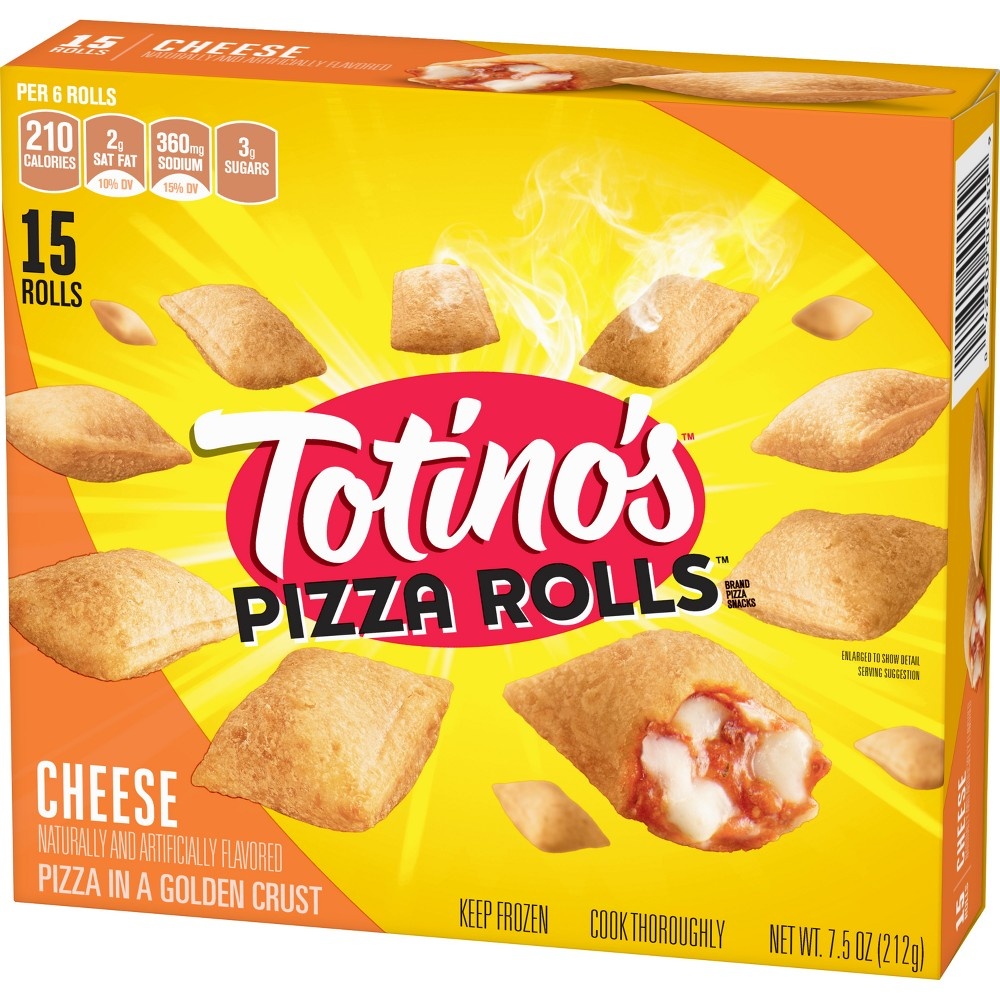 slide 2 of 3, Totino's Cheese Pizza Rolls, 7.5 oz