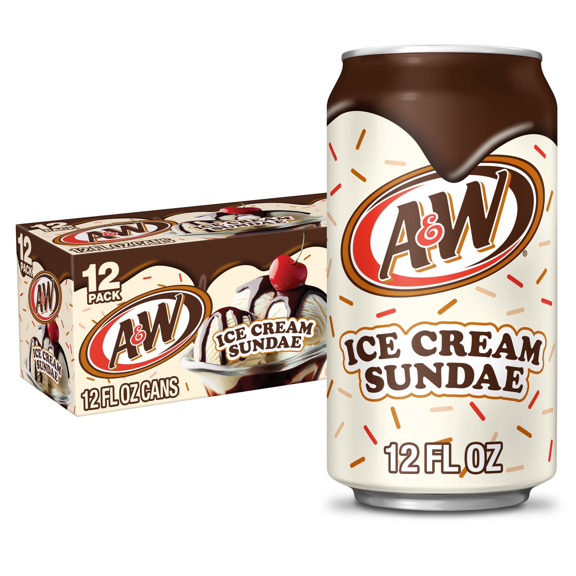 slide 1 of 1, A&w Ice Cream Sundae 12-12fz - 12-12 FZ, 12 ct; 12 fl oz