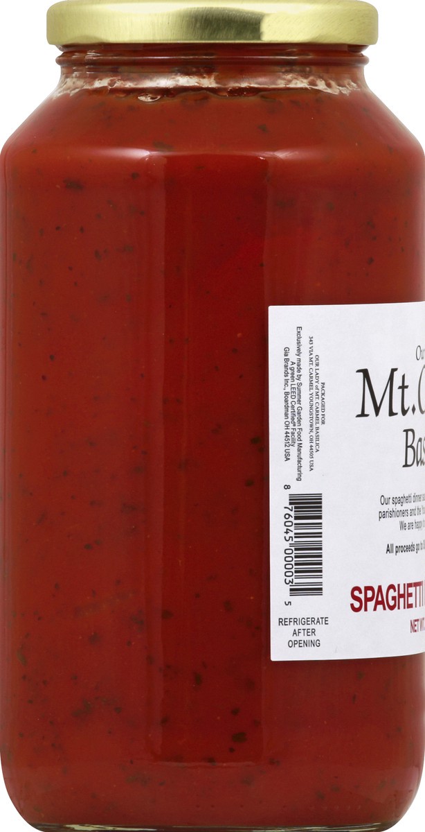 slide 3 of 6, Our Lady of Mt Carmel Basilica Mount Carmel Spaghetti Dinner Sauce 32Oz, 32 oz