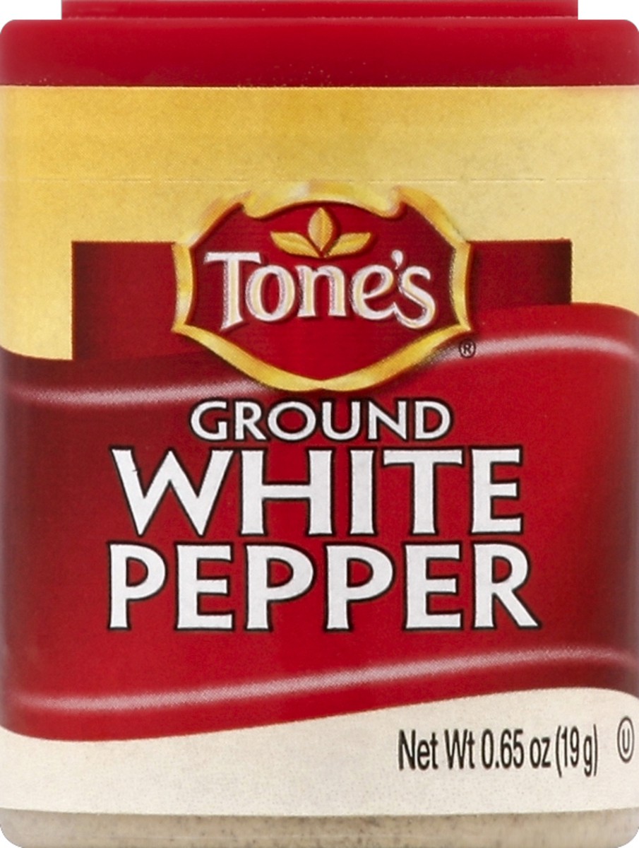 slide 2 of 2, Tone's White Pepper 0.65 oz, 0.65 oz