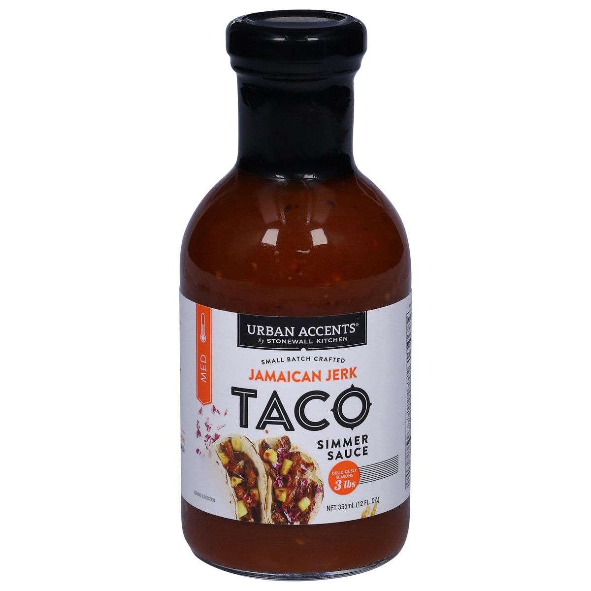 slide 5 of 14, Urban Accents Taco Jamaican Jerk Simmer Sauce 12 fl oz, 12 fl oz