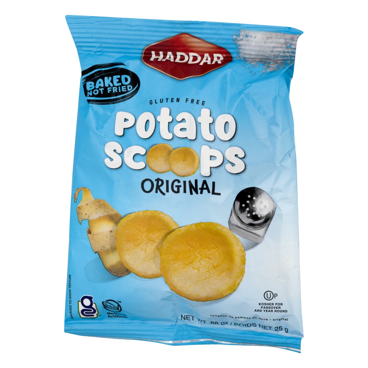 slide 3 of 10, Haddar Original Potato Snacks, 0.88 oz