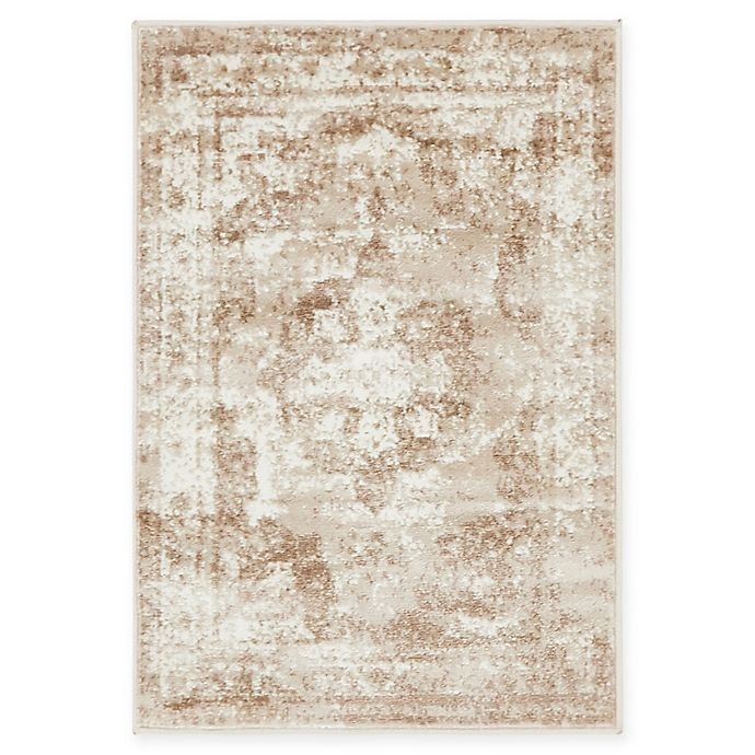 slide 1 of 6, Unique Loom Salle Garnier Sofia Accent Rug - Beige'', 2 ft 2 x 3 ft