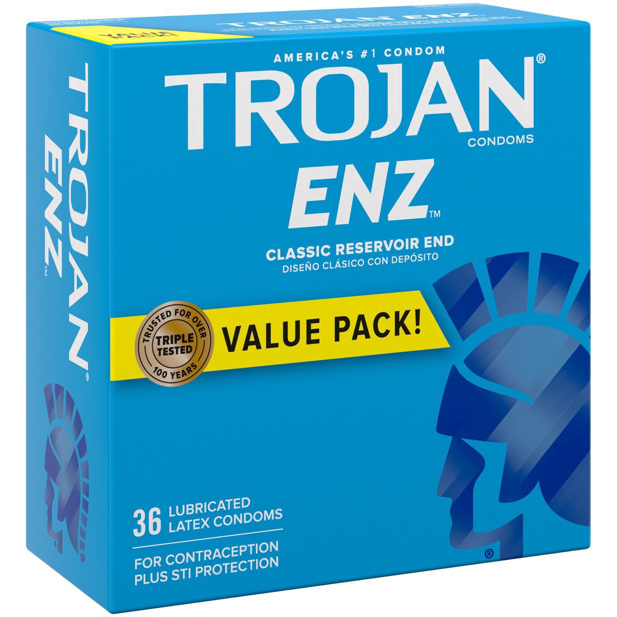 slide 53 of 60, Trojan ENZ for Contraception and STI Protection Lubricated Condoms - 36ct, 36 ct