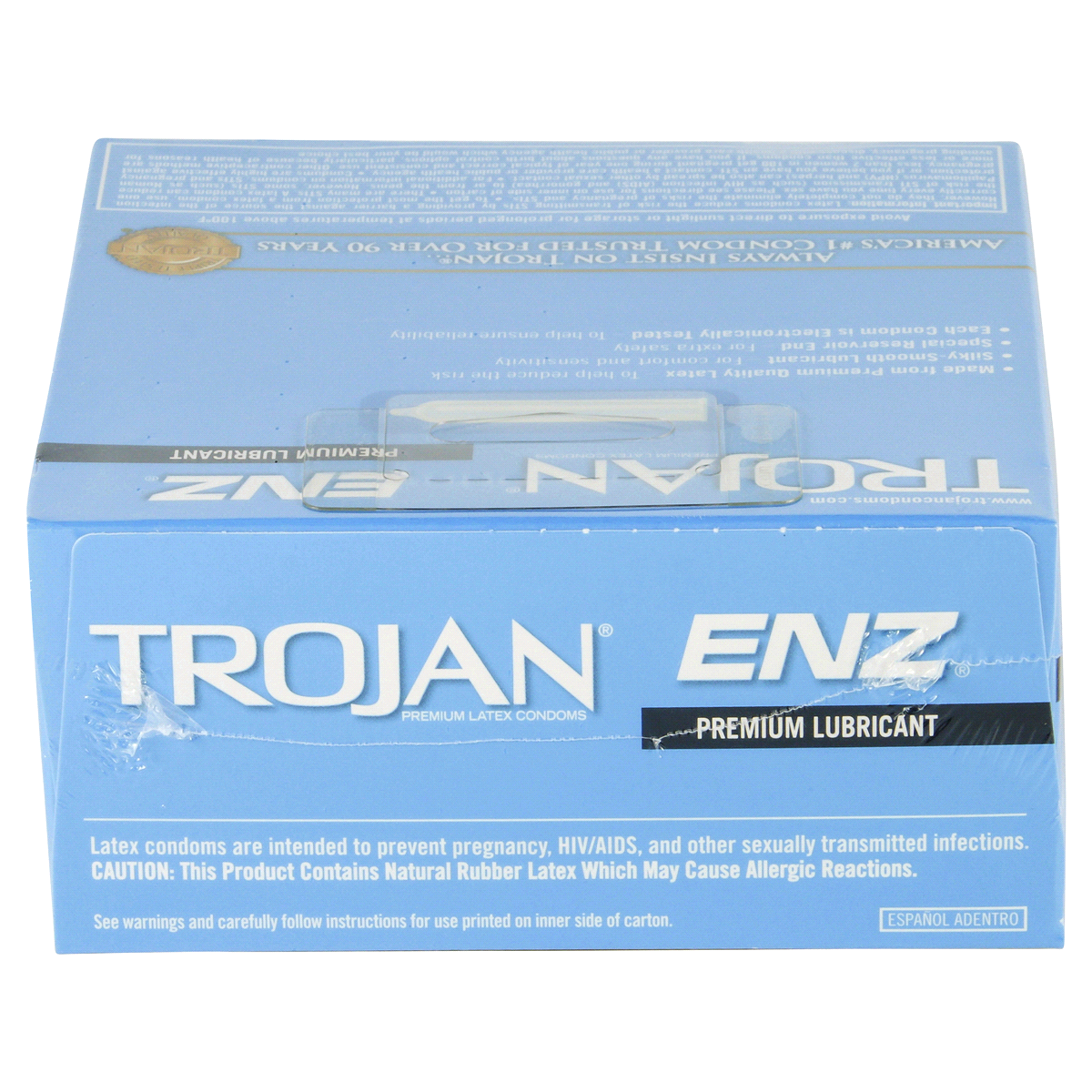 slide 20 of 60, Trojan ENZ for Contraception and STI Protection Lubricated Condoms - 36ct, 36 ct