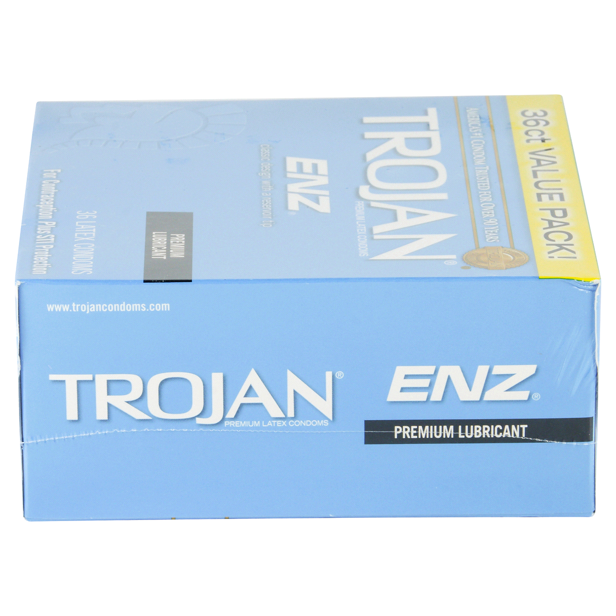 slide 27 of 60, Trojan ENZ for Contraception and STI Protection Lubricated Condoms - 36ct, 36 ct