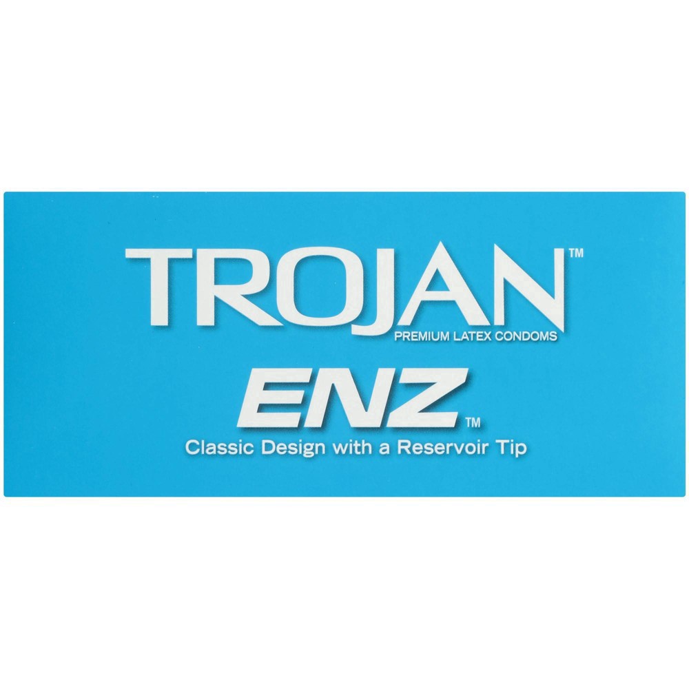 slide 21 of 60, Trojan ENZ for Contraception and STI Protection Lubricated Condoms - 36ct, 36 ct