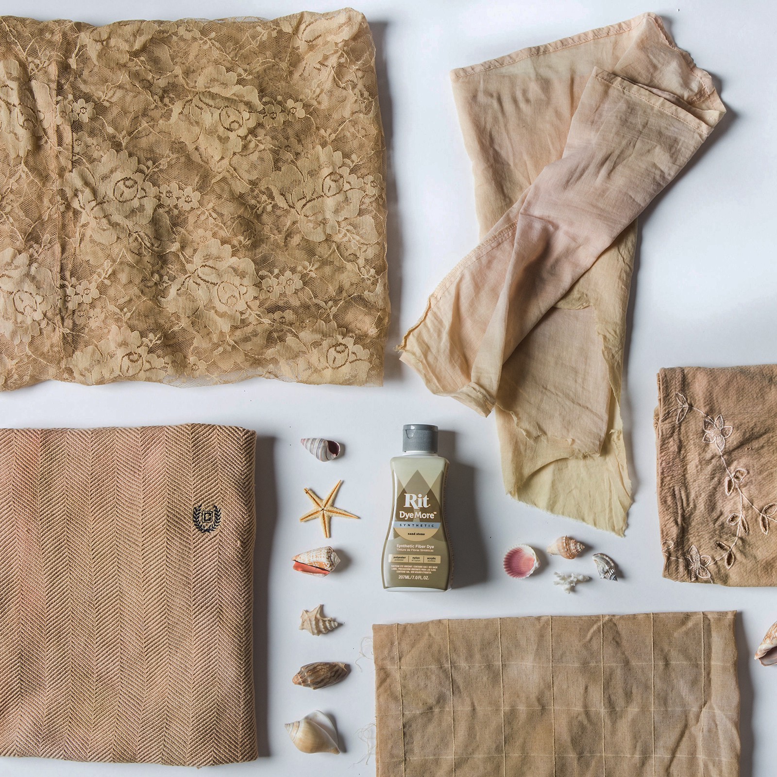 slide 3 of 6, Rit DyeMore Sand Stone Synthetic Fiber Dye 7 oz, 7 fl oz