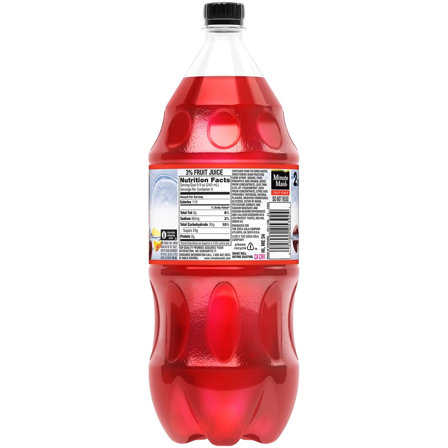 slide 2 of 3, Minute Maid Fruit Punch Bottle- 2 liter, 2 liter