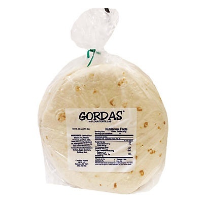 slide 1 of 1, Gordas Flour Tortillas, 10 ct