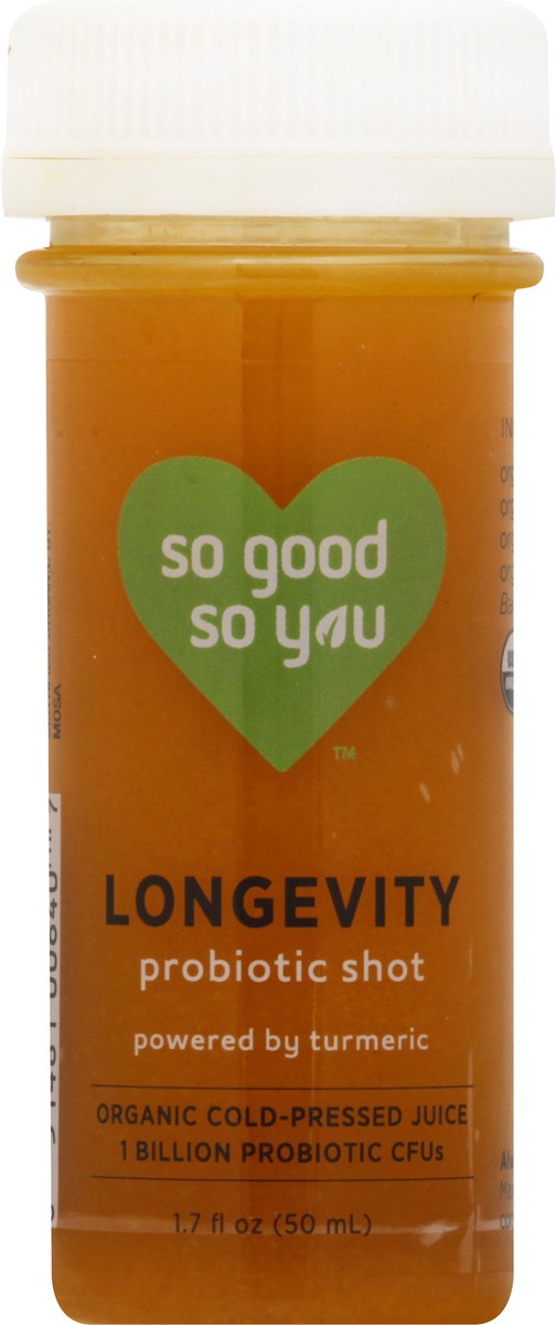 slide 1 of 1, So Good So You Longevity Probiotic Shot - 1.7 oz, 1.7 oz