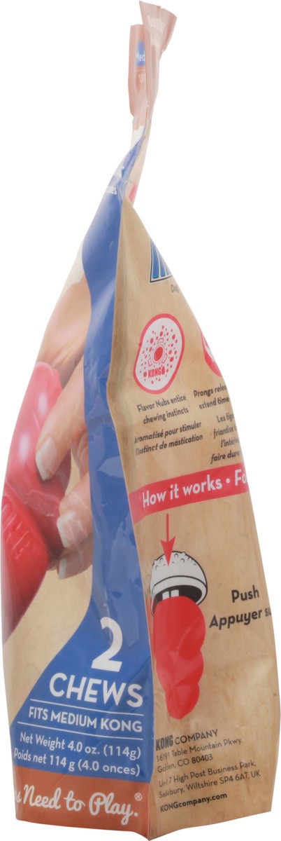 slide 8 of 9, KONG Marathon Medium Peanut Butter Recipe Dog Treats 2 ea, 1 ct