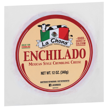 slide 1 of 1, La Chona Enchilado Mexican Style Crumbling Cheese 12 oz, 12 oz