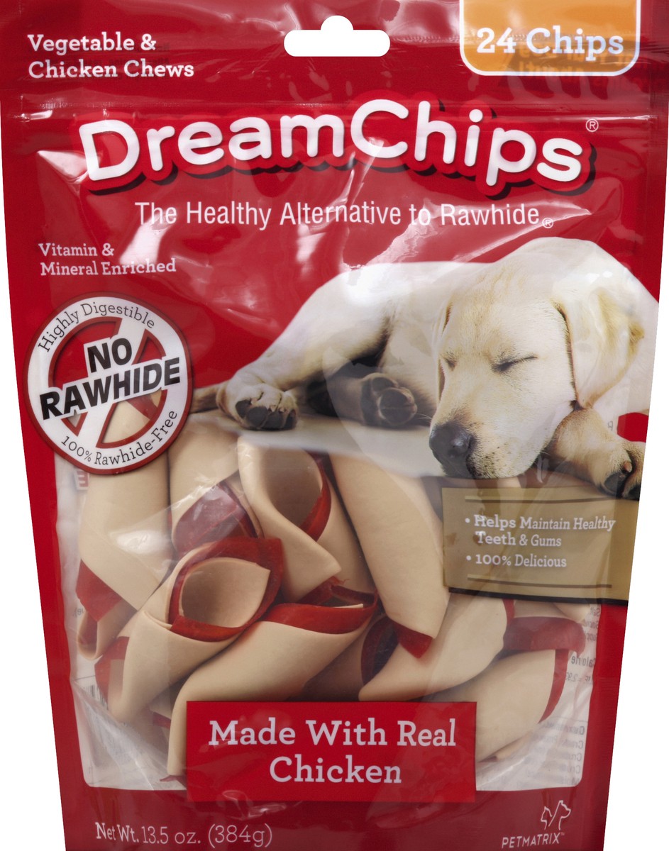 slide 2 of 2, DreamChips Dog Chews 24 ea, 24 ct