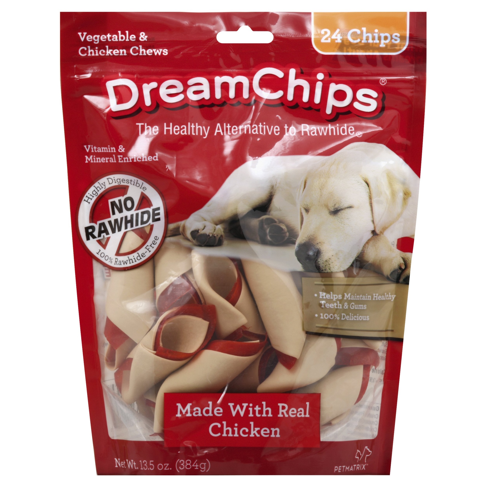 slide 1 of 2, DreamChips Dog Chews 24 ea, 24 ct