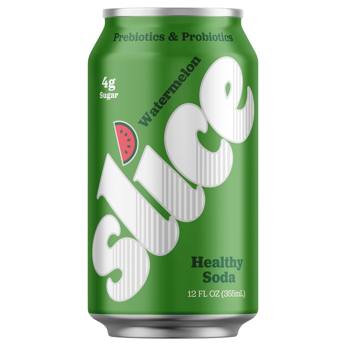 slide 1 of 9, Slice Watermelon Healthy Soda, 12 fl oz Can, 12 fl oz