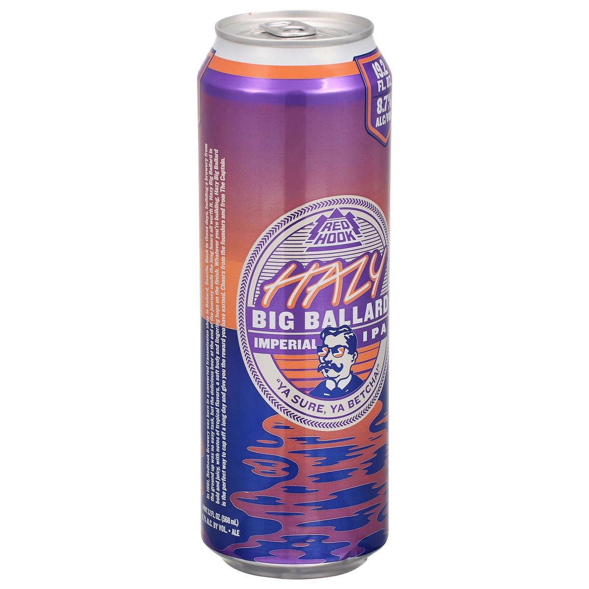slide 6 of 9, Redhook Big Ballard Hazy Imperial IPA Beer 19.2 fl oz, 19.2 fl oz