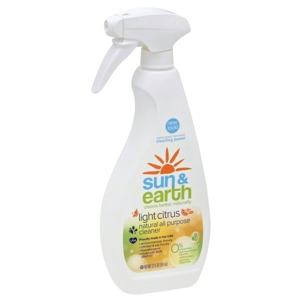 slide 1 of 1, Sun & Earth Citrus Power All Purpose Cleaner, 22 fl oz