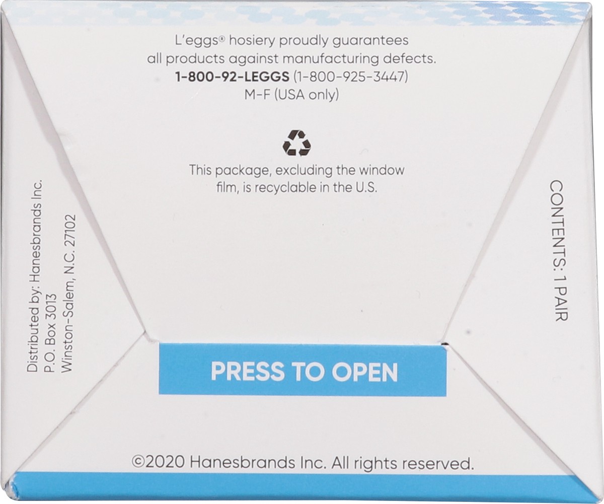 slide 5 of 12, L'eggs Sheer Energy Suntan Medium Support Leg Compression Sheer Tights B 1 ea, 1 ct