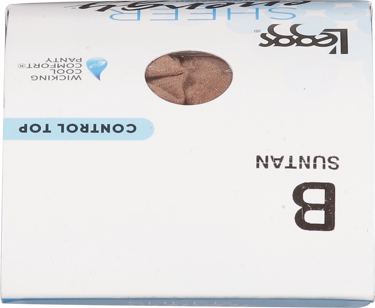 slide 10 of 12, L'eggs Sheer Energy Suntan Medium Support Leg Compression Sheer Tights B 1 ea, 1 ct