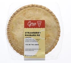 Cyrus O'Leary's Strawberry Rhubarb Pie